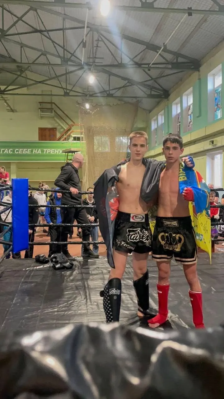 Виступ юних спортсменів.